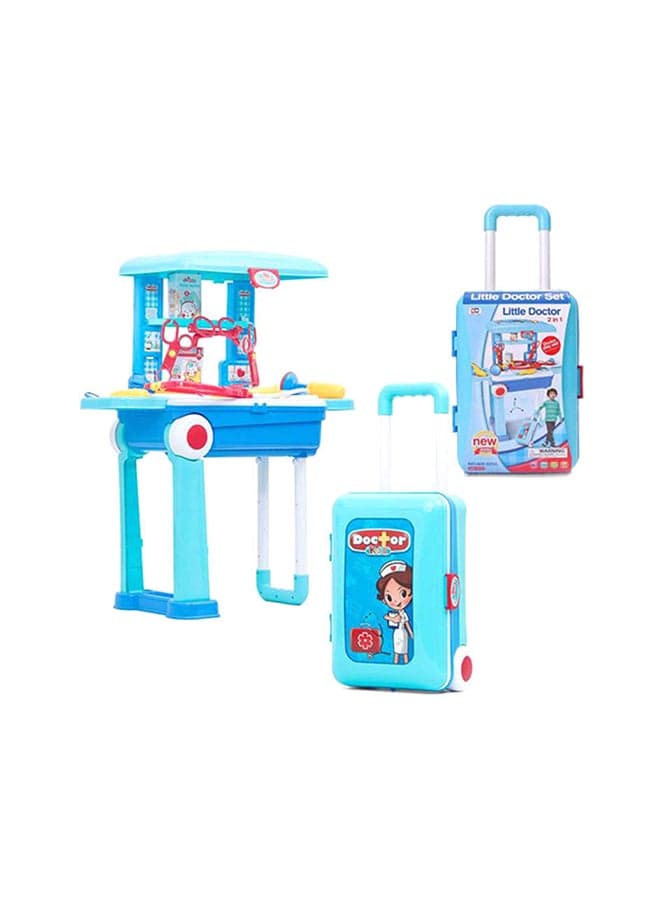 2-In-1 Little Doctor Trolley Portable Durable With Equipments Play Set cm