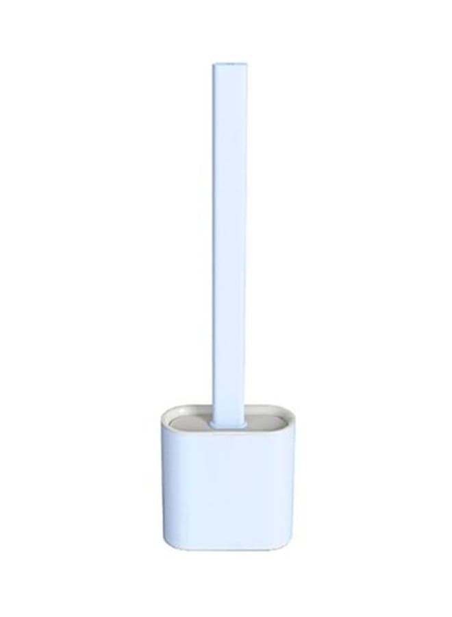 Silicone Toilet Brush With Holder White 365x98x43mm