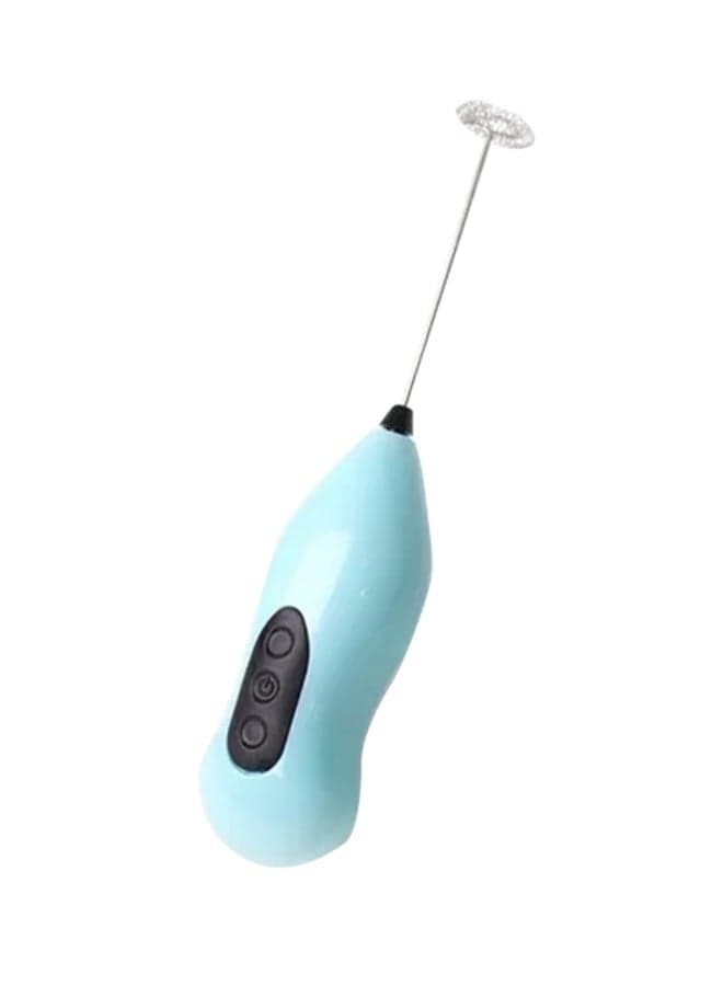 Handheld Coffee & Milk Blender Frother Blue 23cm