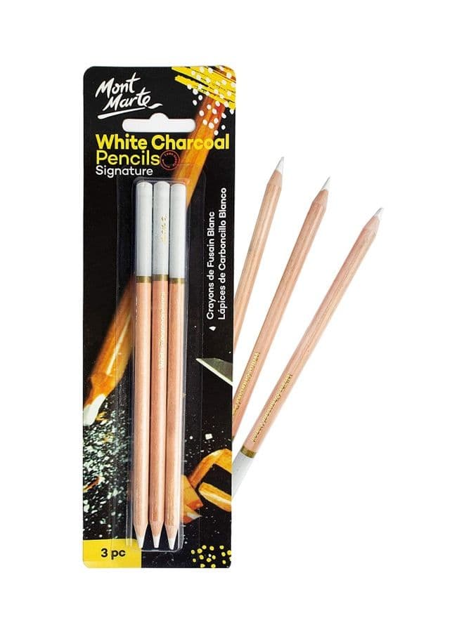 3-Piece Signature Pencils Set White