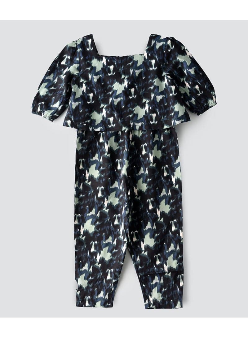 Woven All Over Print Jumpsuit Multicolour