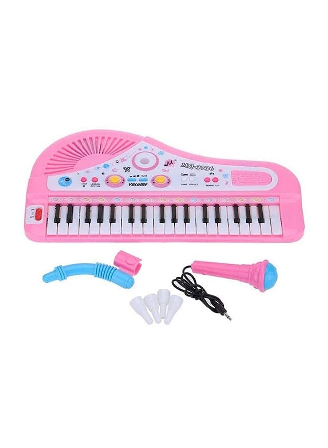 Lightweight And Durable Mini Electronic Keyboard Music Educational Toy With Microphone cm