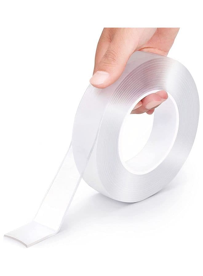 Multipurpose Washable Double Sided Adhesive Nano Tape Clear
