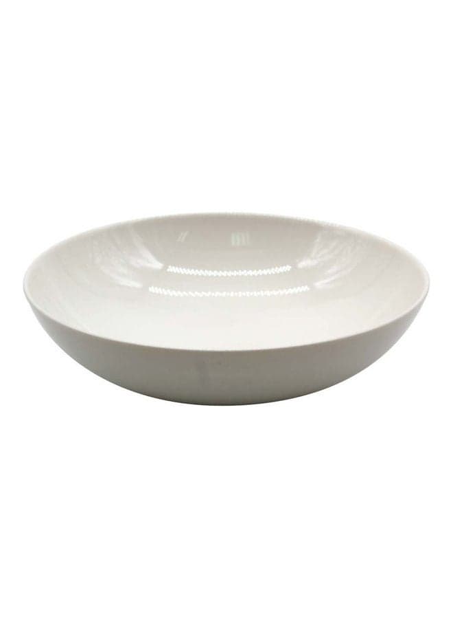 Fine Plus Low Bowl White 21 x 21 x 6cm