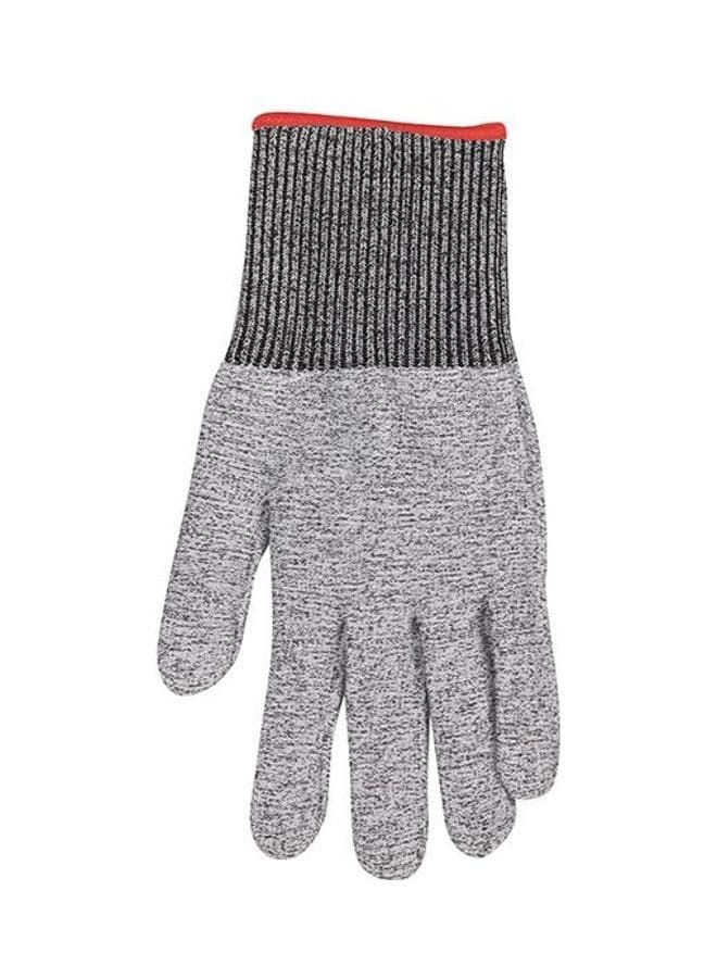 Presto Medium Protective Glove Grey/Black/Red 22x13cm