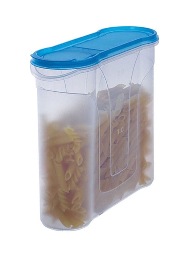 Pour Box Sieve Blue/Clear 22x20x7cm
