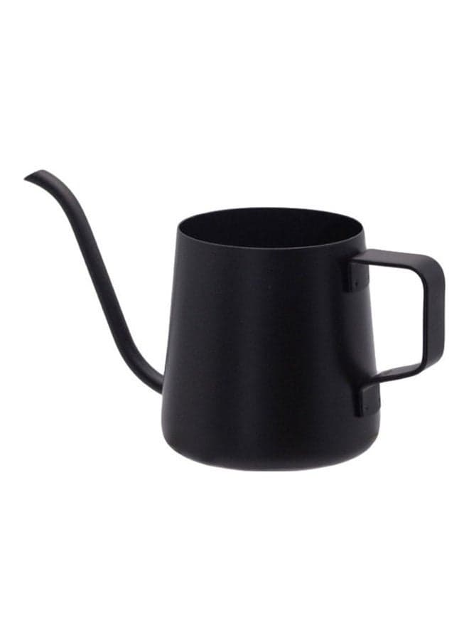 Long Narrow Hanging Ear Coffee Pot Black 16.4x7x7.2cm
