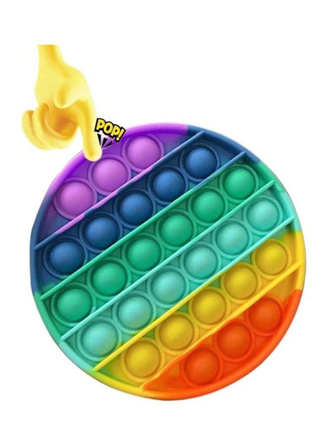 Squeeze Push Pop Bubble Sensory Fidget Stress Relieve Squishy Toy For Kids 12x12x2cm