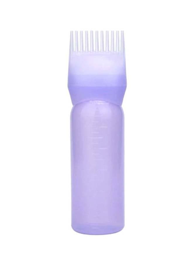 Hair Dye Applicator Bottle With Brush Purple 17 x 4.5cm