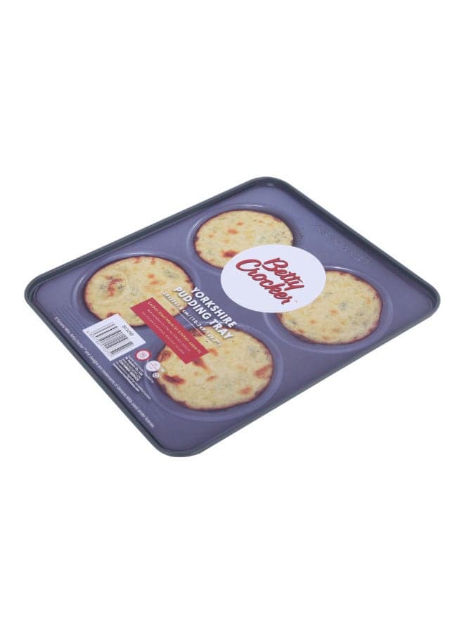 Yorkshire Pudding Tray Pewter Grey 27cm