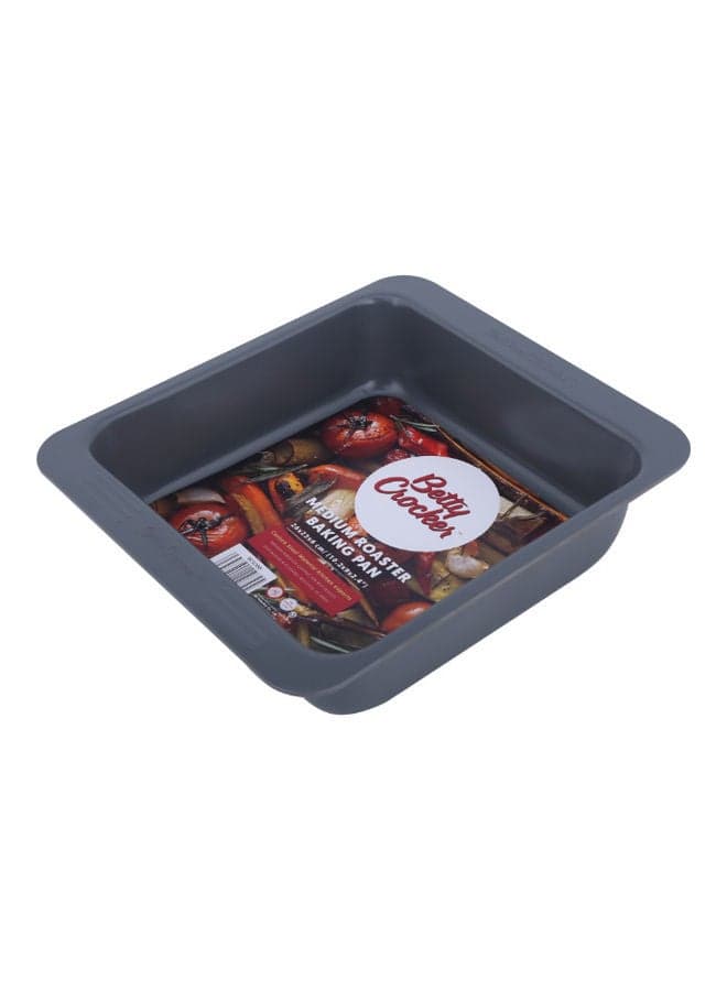 Medium Roaster Baking Pan Pewter 26cm