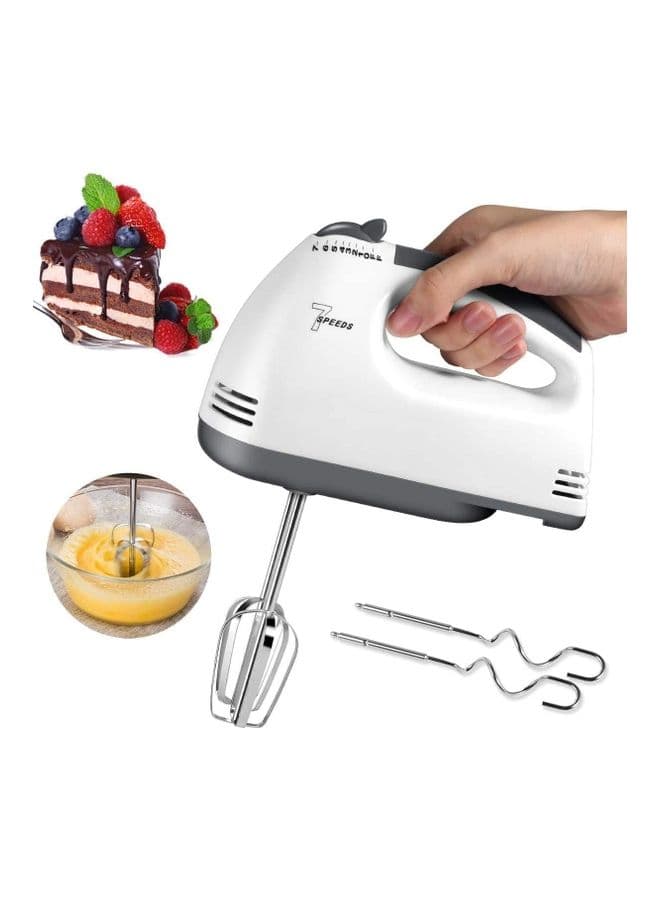 Electric Hand Mixer Beater With Two Beaters 600 W CSR34654 White