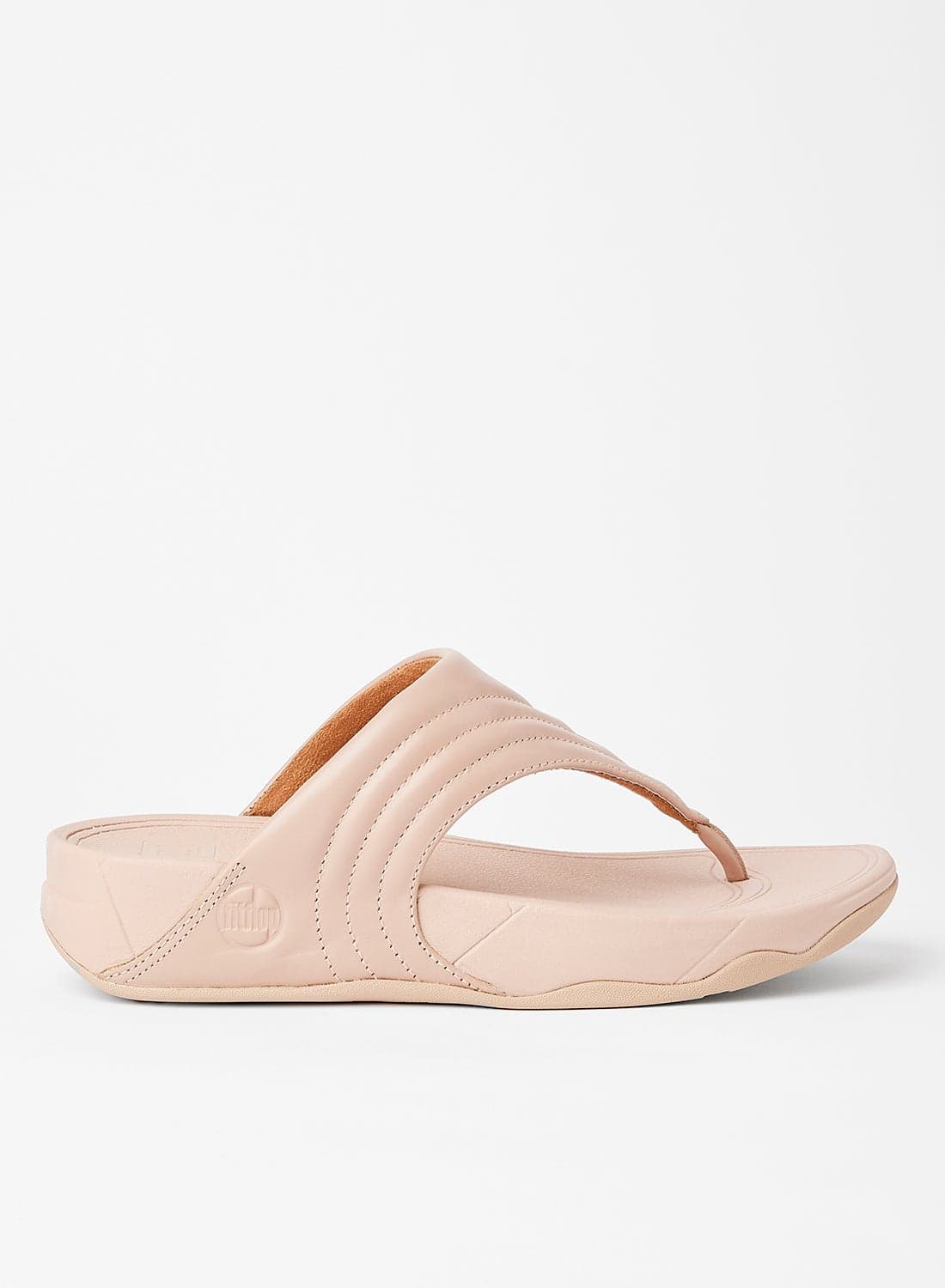 Walkstar Leather Sandals Beige