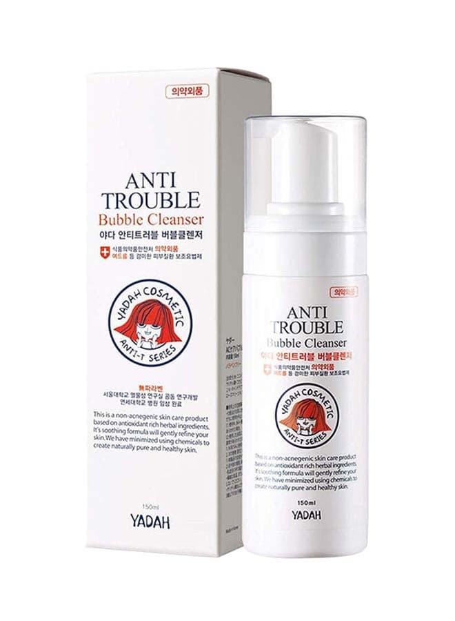 Anti Trouble Bubble Cleanser 150ml (507Floz) / Soft Bubble Cleansing For Acne Sensitive Skin