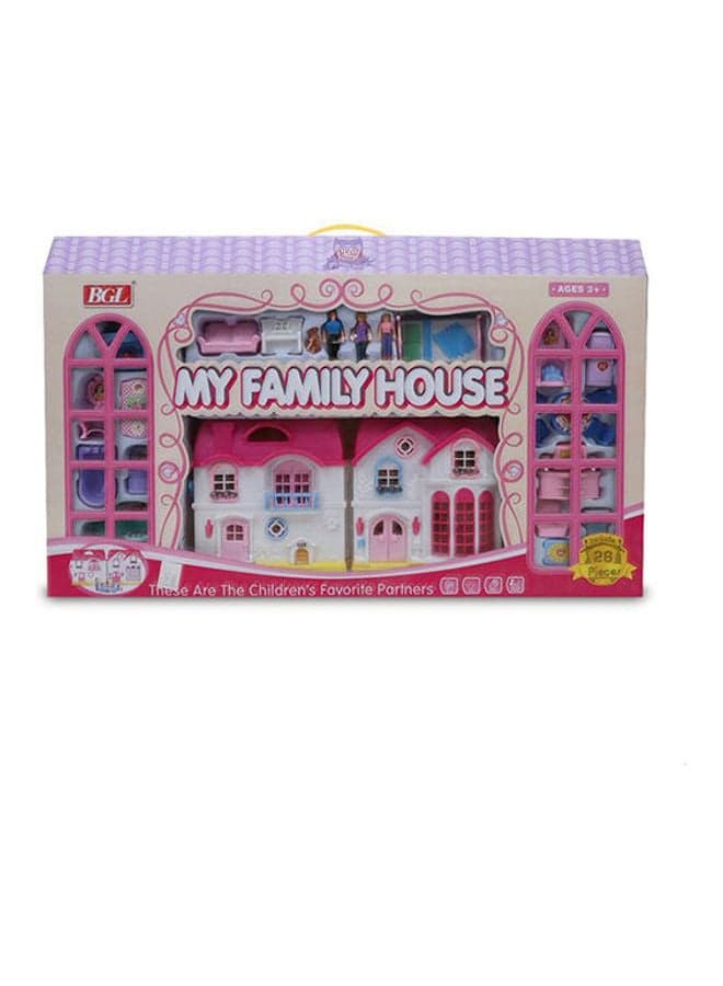 My Family House Doll House Play Set