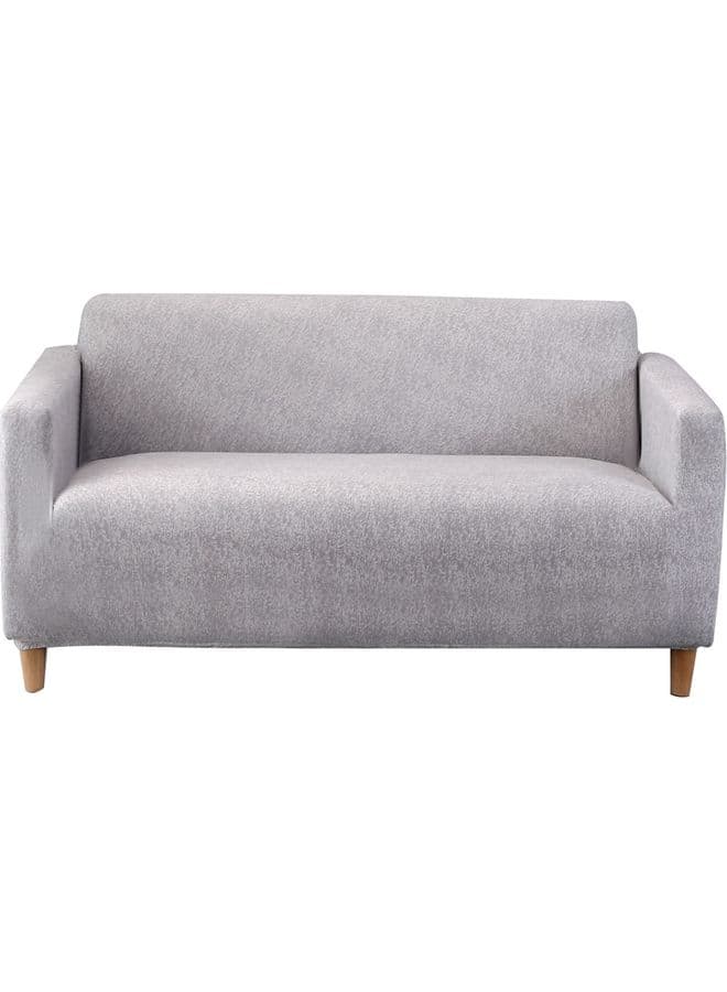 Printed Stretch Sofa Cover Grey