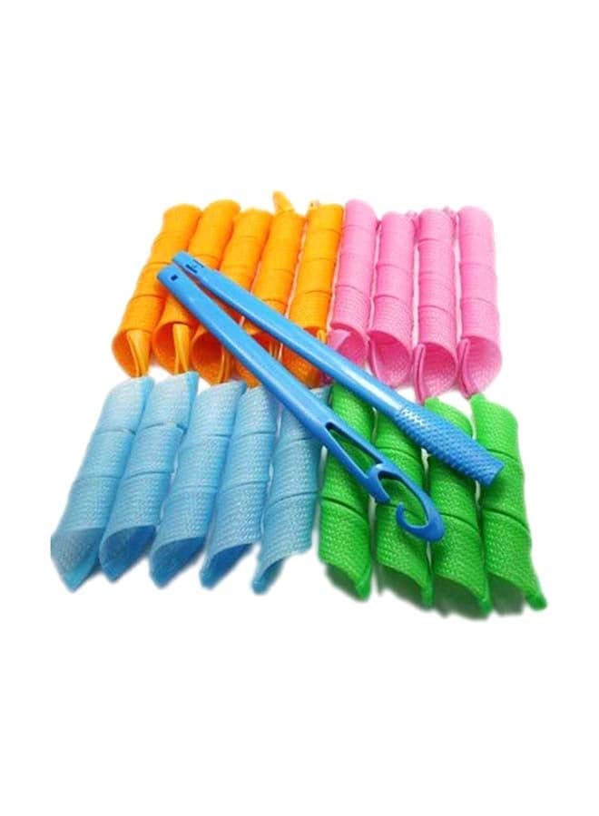 18-Piece Hair Styling Curler And Roller Set Multicolour