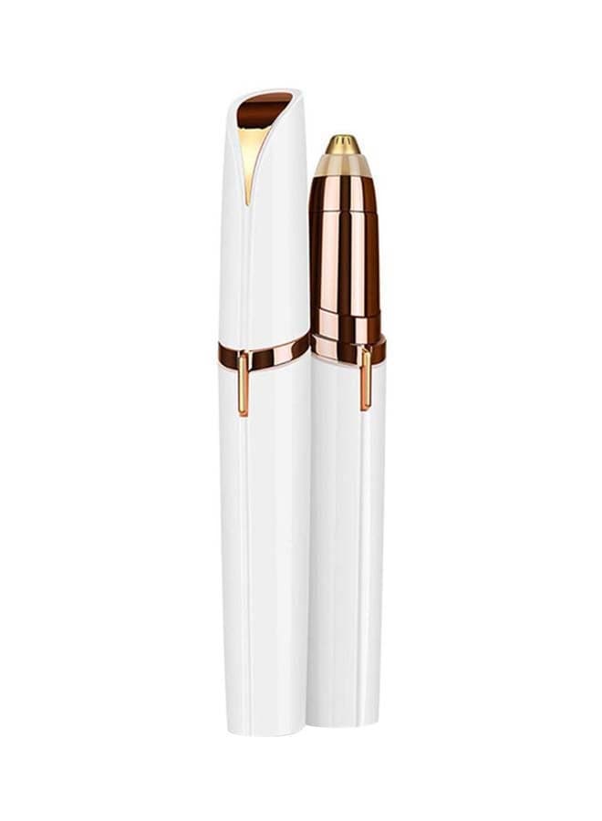 Electric Eyebrow Trimmer White 15cm