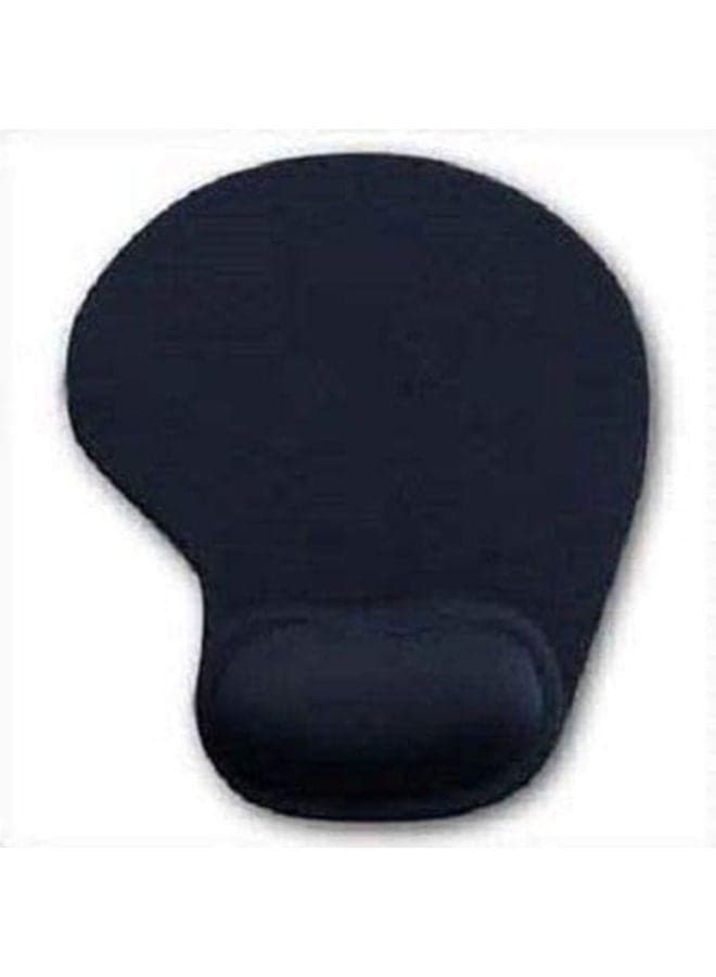 Touch Me Mouse Pad With Gel Wrist Support Black