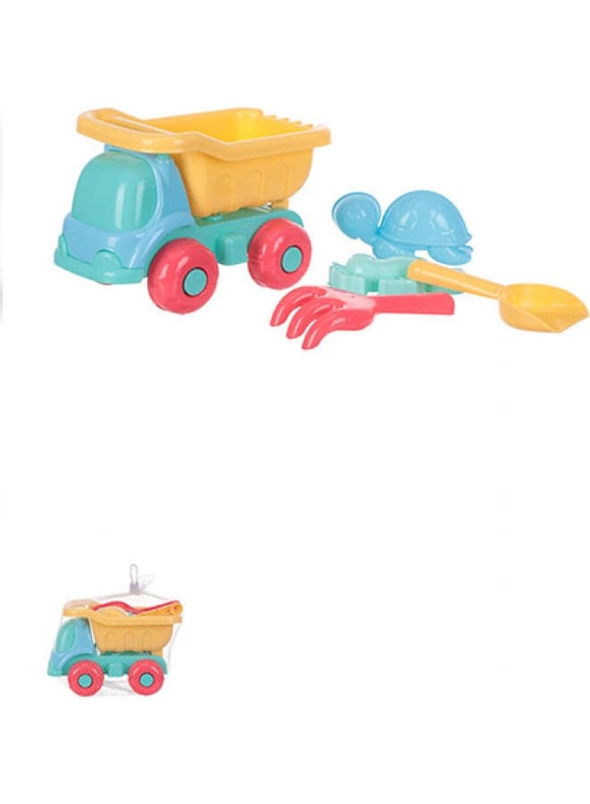 Sand Beach Toy Truck Set 12x12x12cm