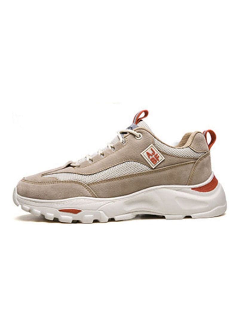 Men's Autumn Korean Student Dad Fashion Breathable Casual Sport Shoes Brown