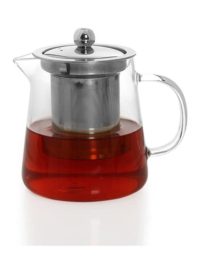 Teapot With Infuser Clear 11x8x11cm