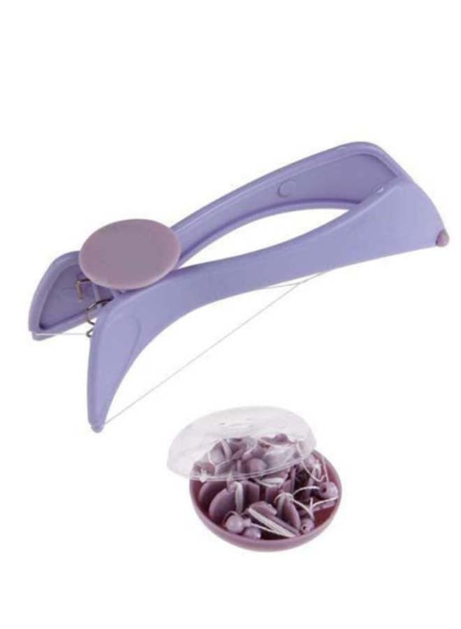 Body Hair Threader System Epilator purple