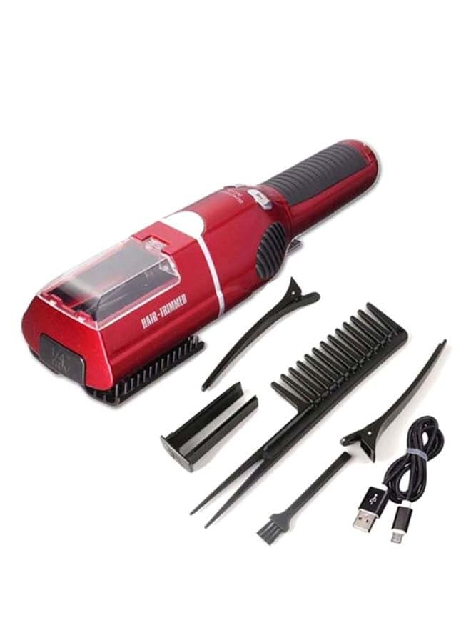 Cordless Split And Hair Trimmer Set Red/Black
