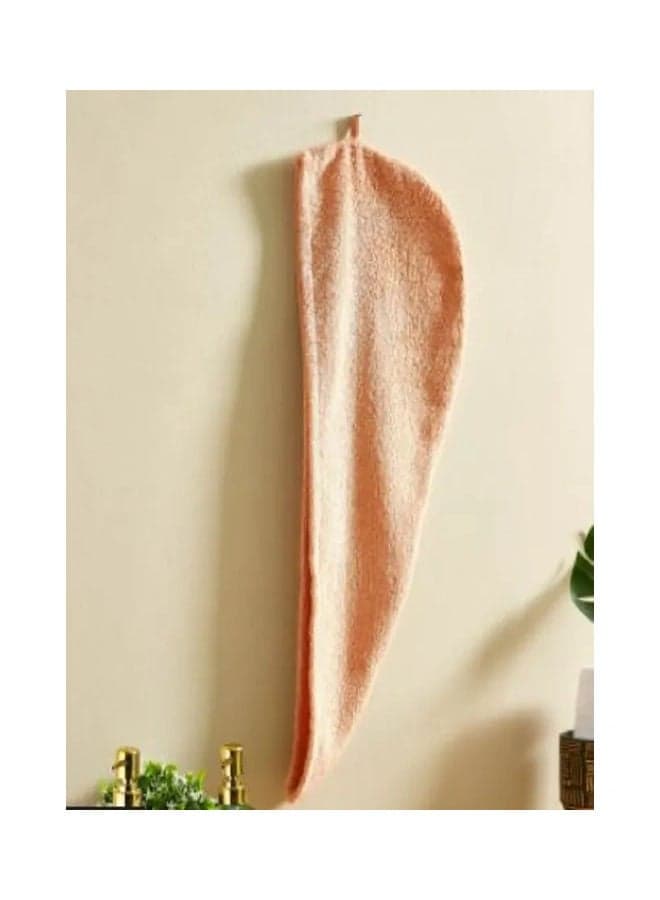 Hair Wrap Towel Pink 23 X 68cm