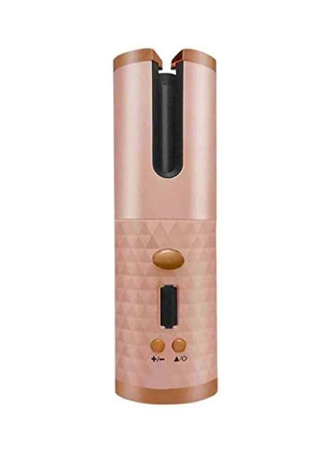 Portable Wireless Automatic Hair Curler Rose Gold