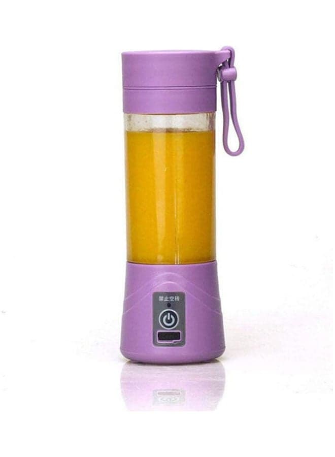 For Home USB Mini Electric Fruit Juicer Handheld Smoothie Maker Blender Juice Cup 380 ml ZN-090-1 Purple