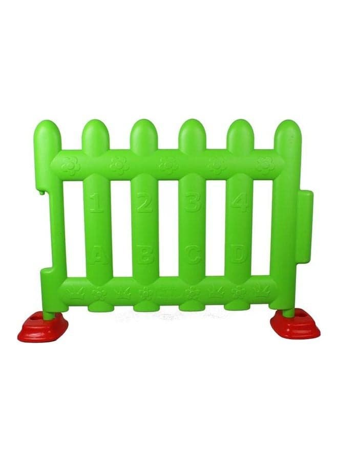 Kids Plastic Fence For Garden - Green 105x75x5cm