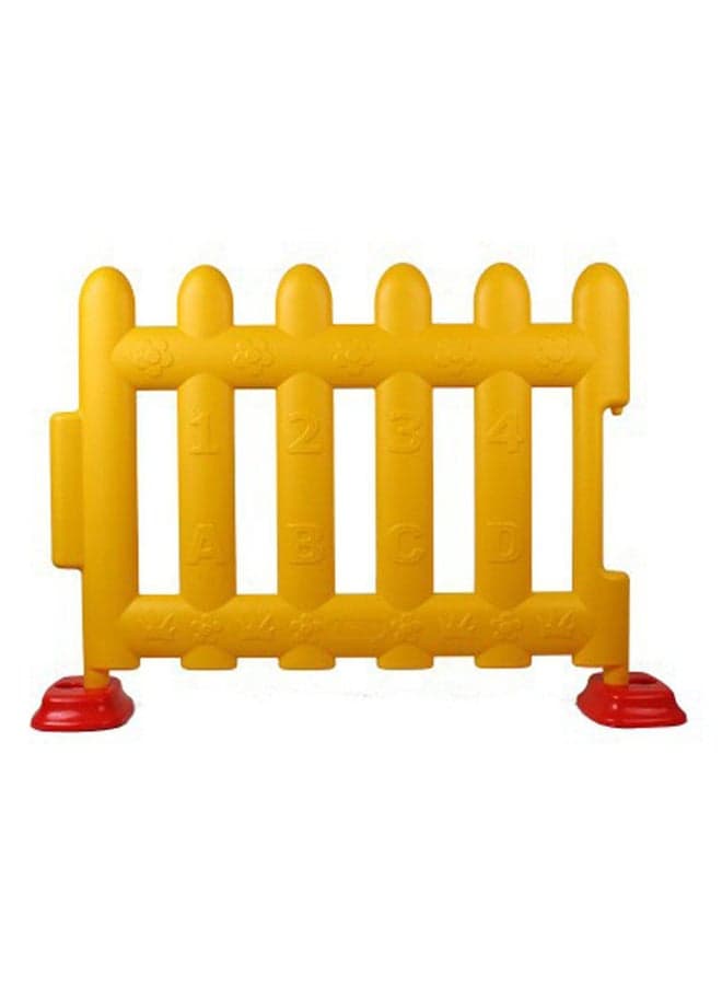 Plastic Fence For Preschool - Yellow 105x75x5cm