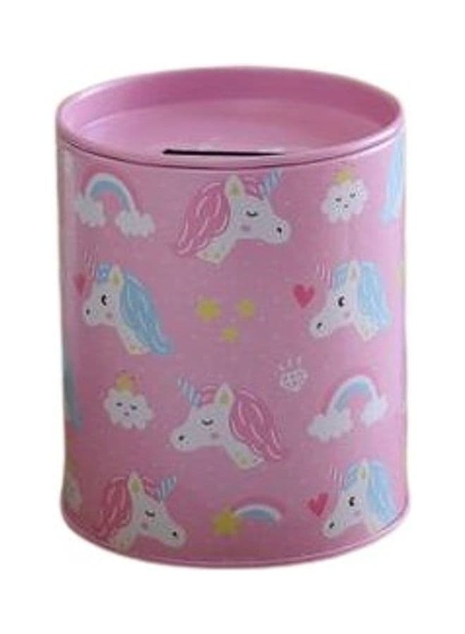 Tin Money Coin Bank 9x10cm