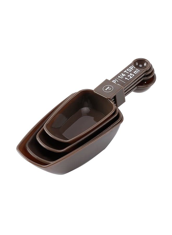 4-Piece Measuring Spoon Brown