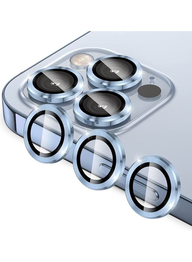 Camera Lens Protector Compatible with Apple iPhone 13 Pro/Max Sierra Blue