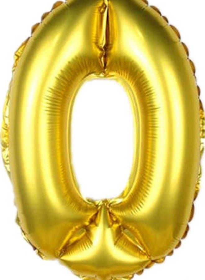 Number 0 Foil Balloon