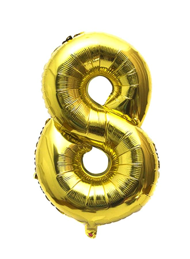Number 8 Helium Inflatable Party Balloon 32inch