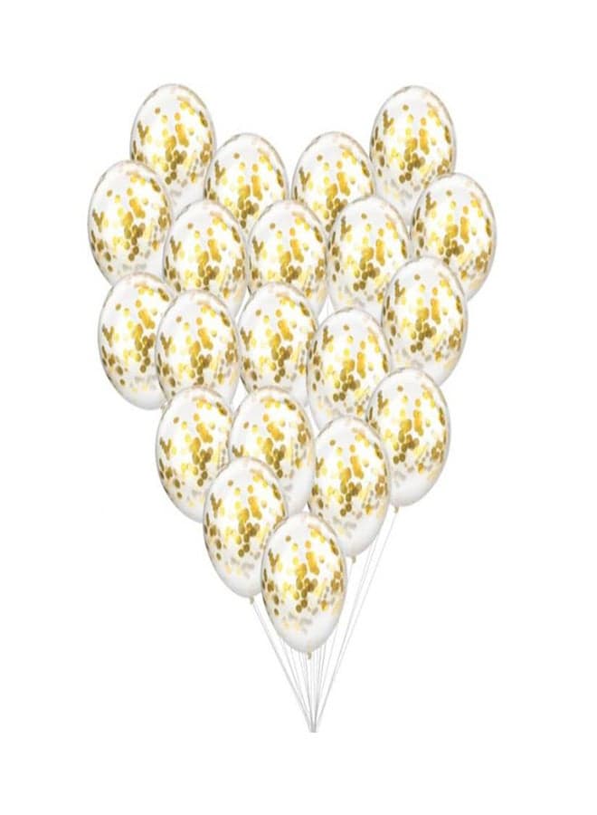 20-Piece Confetti Balloon Set 12inch