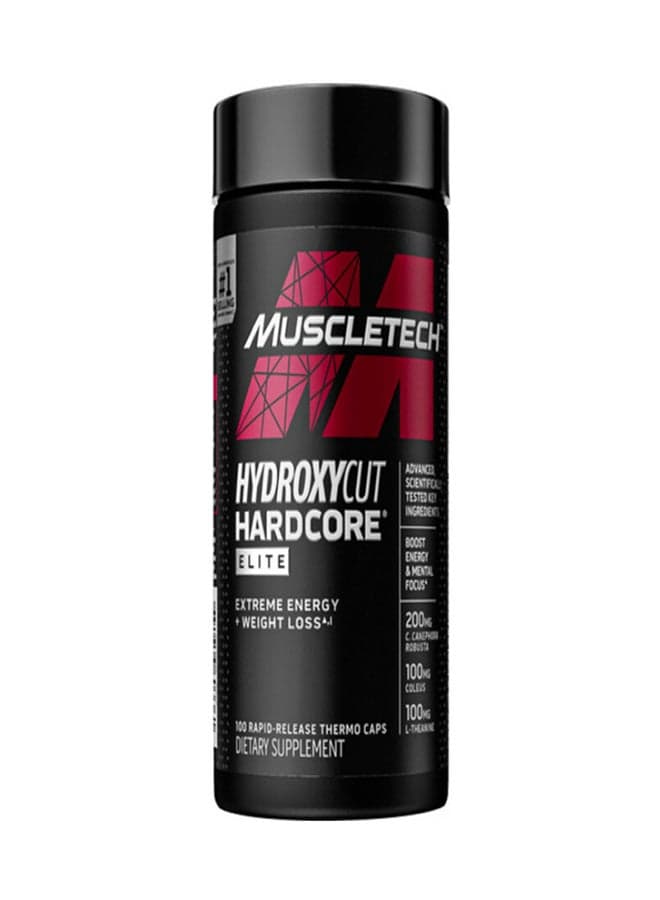 Hardcore Elite Weight Loss Supplement - 100 Thermo Capsules