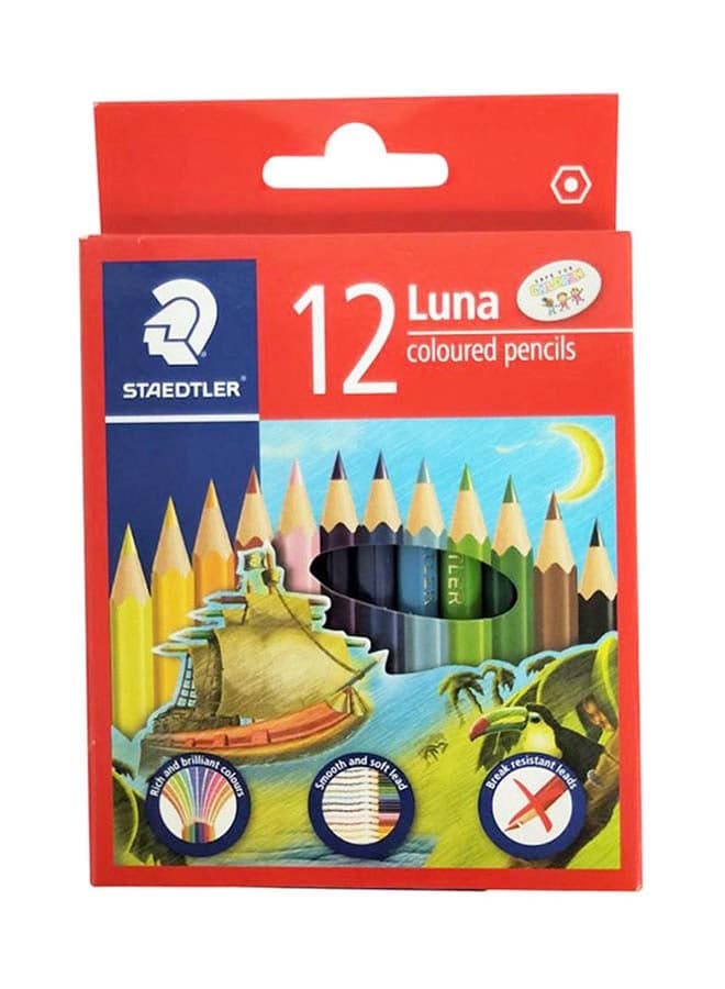 12-Piece Luna Short Pencil Set Multicolour