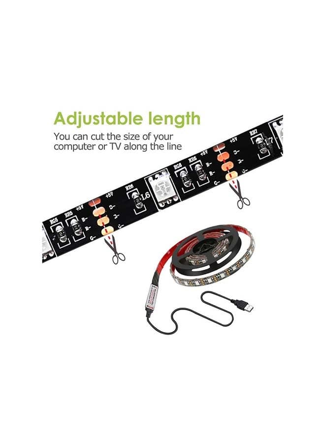 Waterproof Remote Control LED Strip Light Red/Blue/Green 1meter