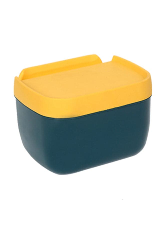 Toilet Tissue Box Blue 16x13x12cm