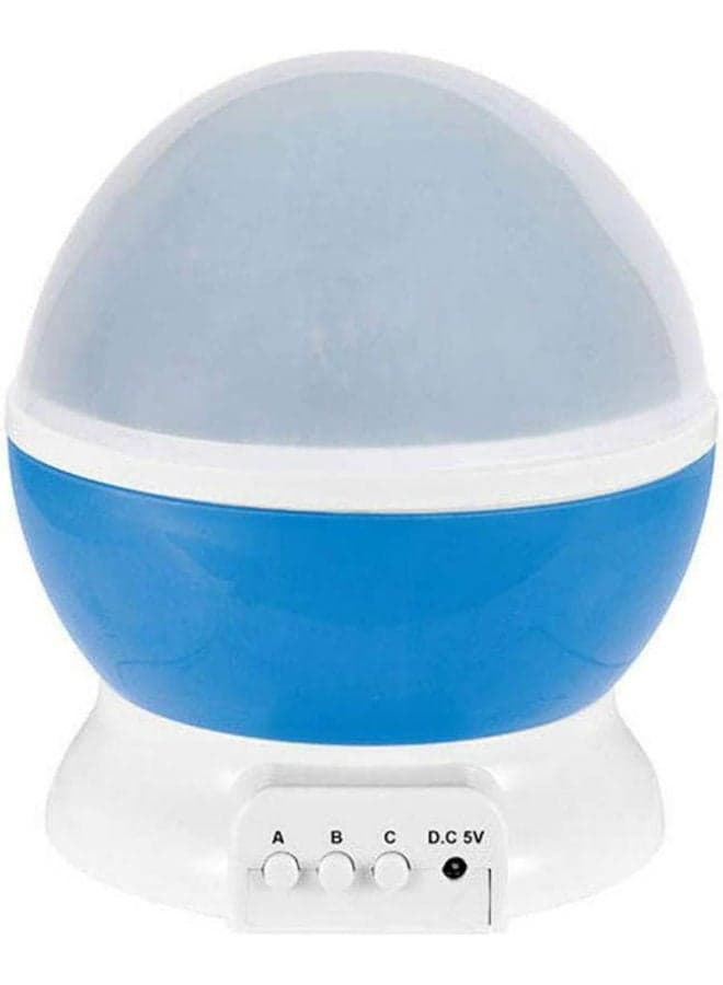 Rotating Night Star Sky Starry Projector LED Light Kids Gifts Bed Lamp Blue