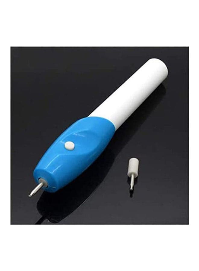 Electric Engraving Pen Engraved Pen Mini Engraving Pen Electric Carving Pen Machine Graver Tool Blue