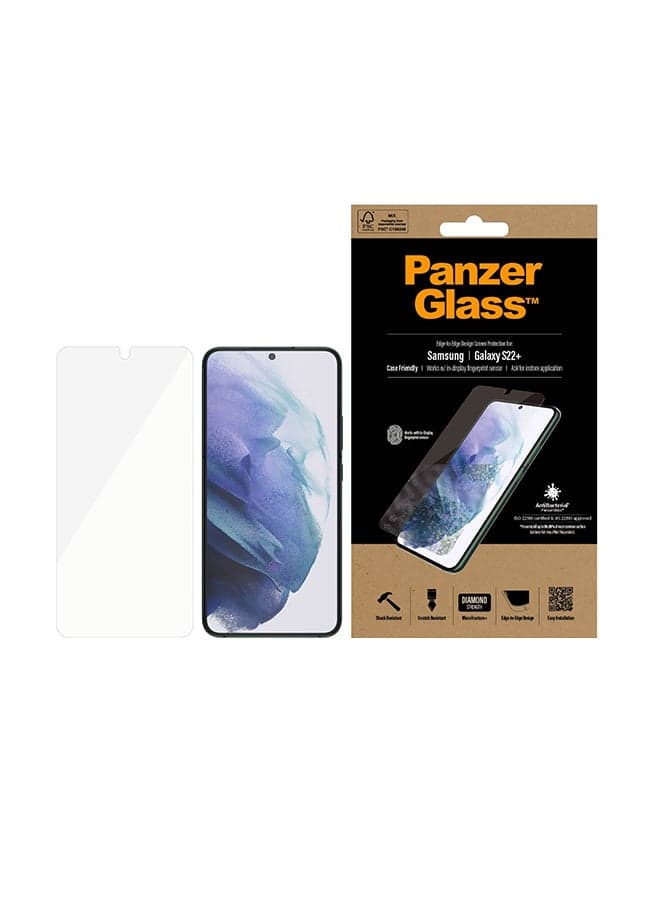 Edge-To-Edge Screen Protector For Galaxy S22 Plus Clear