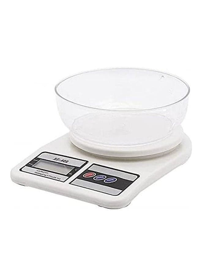 Electronic Electronic Kitchen Scale 10Kg - Sf-400 White 10kg