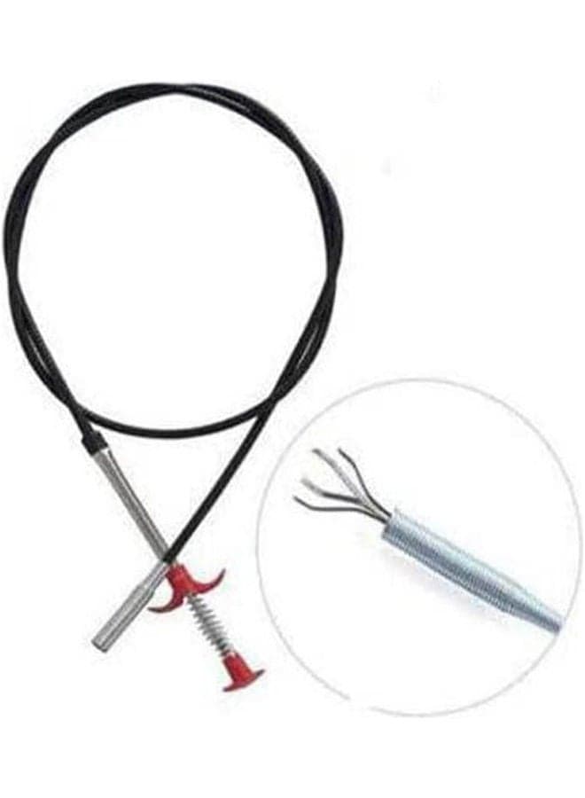 Pipe and Drain Wire Kitchen Bathroom Sinks Drills Black 160cm