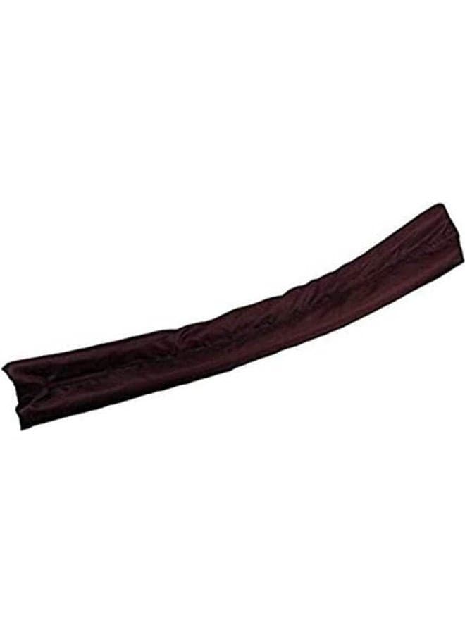 2 Pcs Twin Door Draft Dodger Guard Stopper Energy Save Window Protector Doorstop Brown