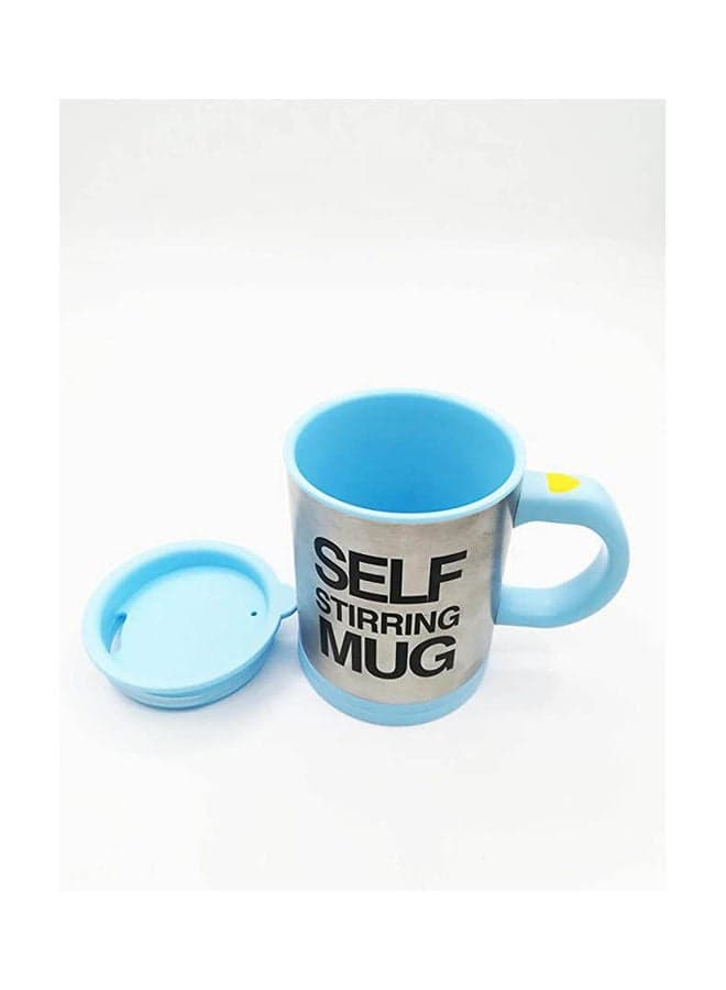 Automatic Electric Self Stirring Mug Coffee Mixing Drinking Cup- Sky Blue 350ml